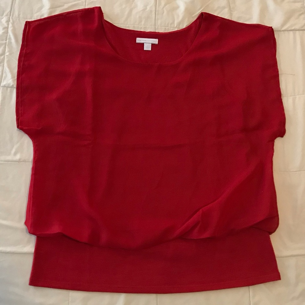 NY&Co Red Blouse